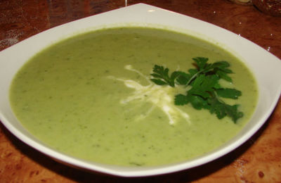 Zielona zupa