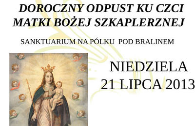 Doroczny odpust ku czci Matki Bożej Szkaplerznej