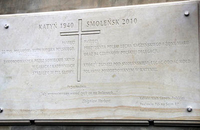 Pamięci ofiar Katynia i katastrofy smoleńskiej - Kalisz