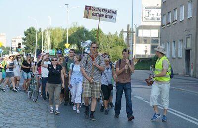 Pielgrzymowanie na Jasną Górę: grupa brązowa i zielona