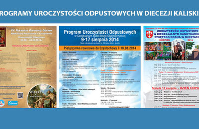 Programy uroczystości odpustowych w diecezji kaliskiej