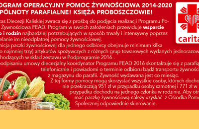 Program operacyjny pomoc żywnościowa 2014-2020 - Caritas