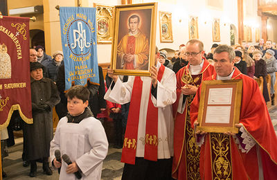 Błogosławiony Popiełuszko w Skalmierzycach