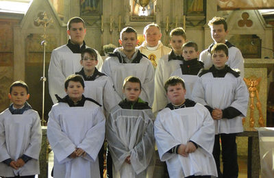Służba przy ołtarzu - Kraszewice