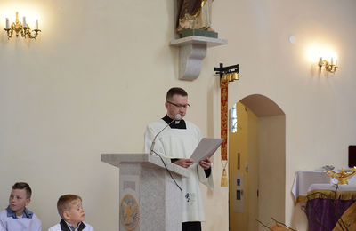 Wizytacja bp Edwarda Janiaka - Rychtal