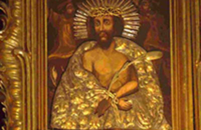 Chrystus z kroplami krwi
