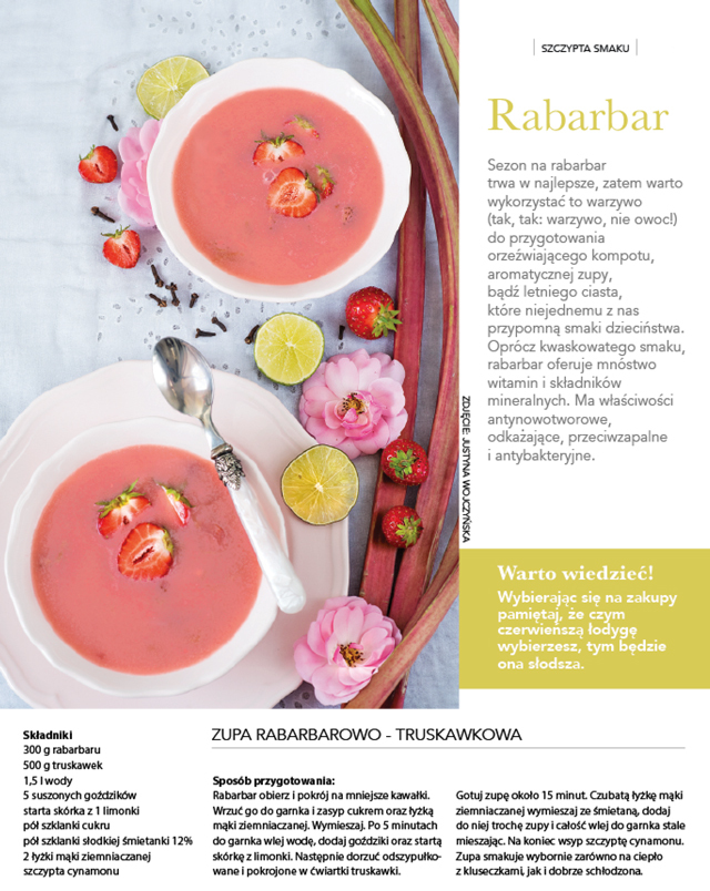 zupa rabarbarowa