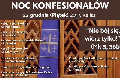Noc konfesjonałów - 22 grudnia 2017