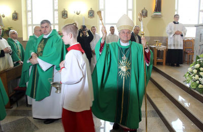 Poświęcenie odnowionej kaplicy - Mirków