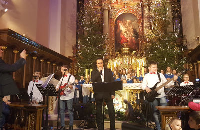 Z Markiem Torzewskim we farze - Krotoszyn
