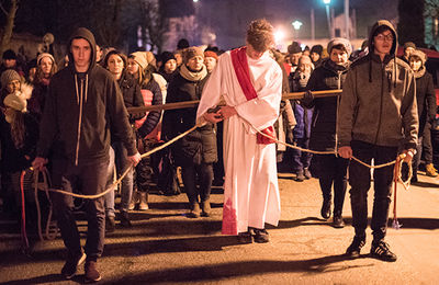 Przy krzyżu Chrystusa? - Koźmin Wielkopolski. 