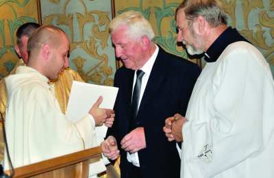 Pierścień św. Józefa dla organisty
