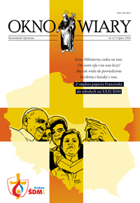 Okno Wiary nr 7: Młodzież i Światowe Dni Młodzieży