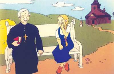 Siostra Faustyna i ksiądz Pawłowski