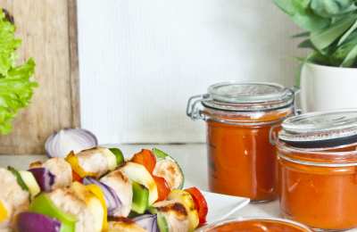 Domowy ketchup i szaszłyki