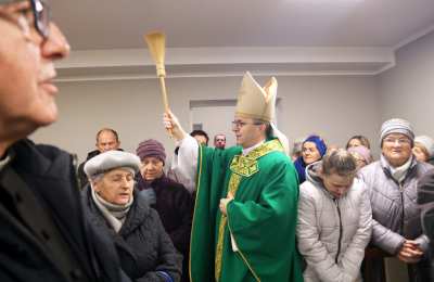 Kaplica na zimę w Krzywiźnie