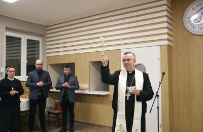 Poświęcenie odnowionej stołówki