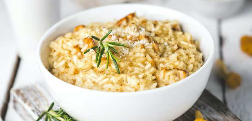 Risotto z kurkami